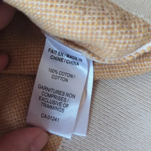 Simon's Twik Cotton Sunflower Cardigan size M - Picture 5 of 6